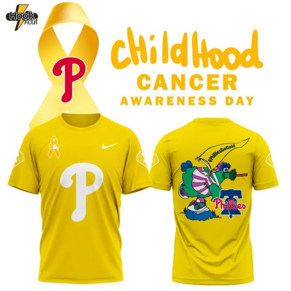 Philadelphia Phillies x Childhood Cancer Awareness Day 2025 Special Tee