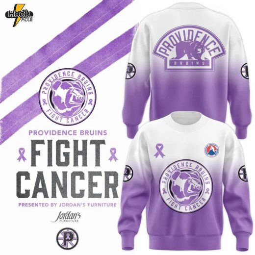Providence Bruins x 2025 Hockey Fight Cancer Special Sweatshirt