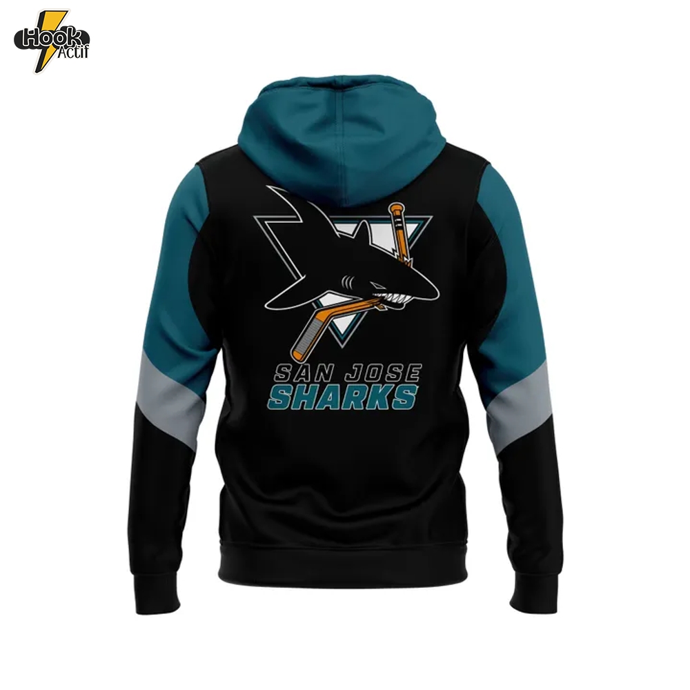 San Jose Sharks Heritage 2.0 Celebrate 35th Anniversary Season Special Hoodie San Jose Sharks Heritage 2.0 Celebrate 35th Anniversary Season Special Hoodie