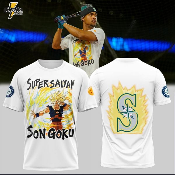 Seattle Mariners Julio Rodríguez Son Goku TShirt