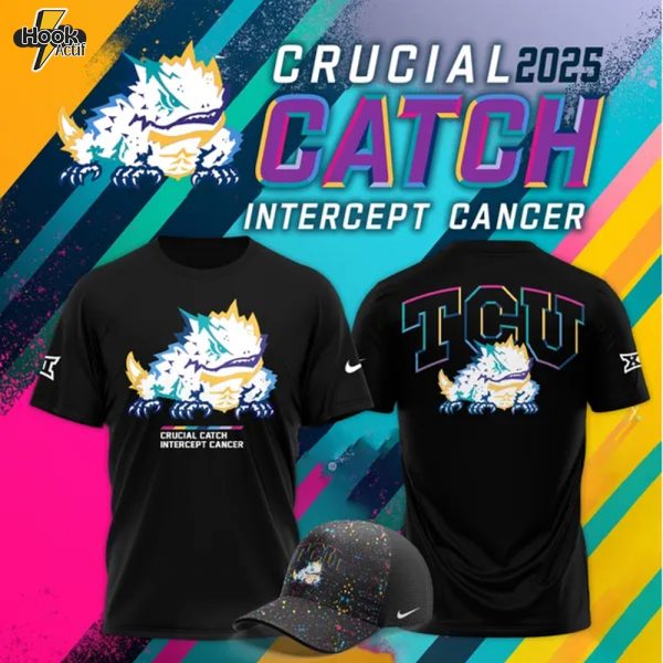 TCU Football Limited Edition 2025 Crucial Catch Tee