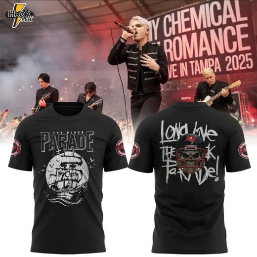 Tampa Bay Buccaneers x My Chemical Romance Tour 2025 T-Shirt