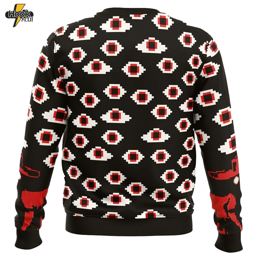 Hooktab Alucard Eyes Hellsing Ugly Christmas Sweater Hooktab Alucard Eyes Hellsing Ugly Christmas Sweater