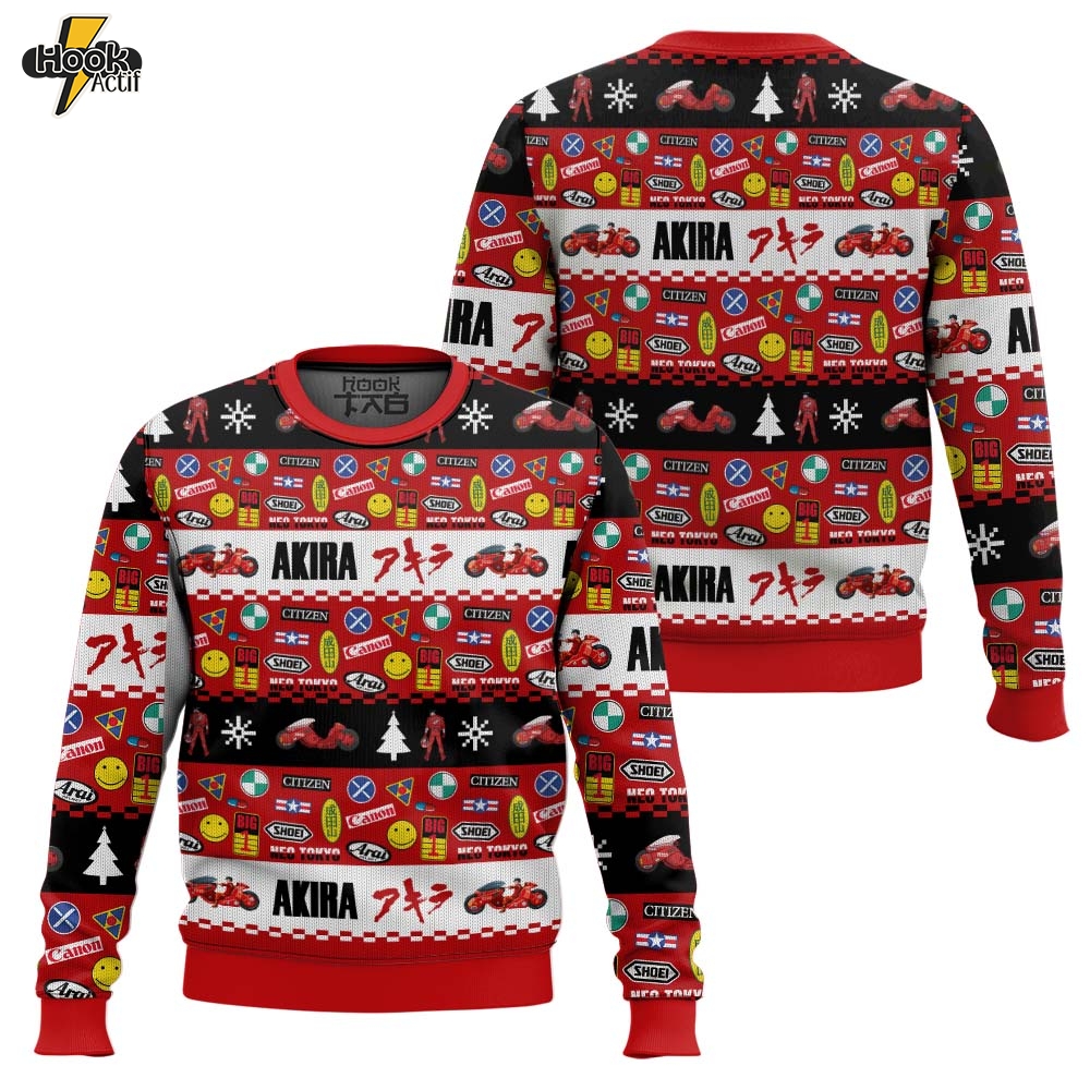 Hooktab Bike Decals Akira Ugly Christmas Sweater Hooktab Bike Decals Akira Ugly Christmas Sweater