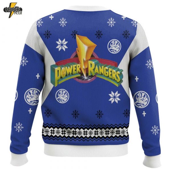 Hooktab Blue Power Rangers Ugly Christmas Sweater – Buy Online at HookActif.com