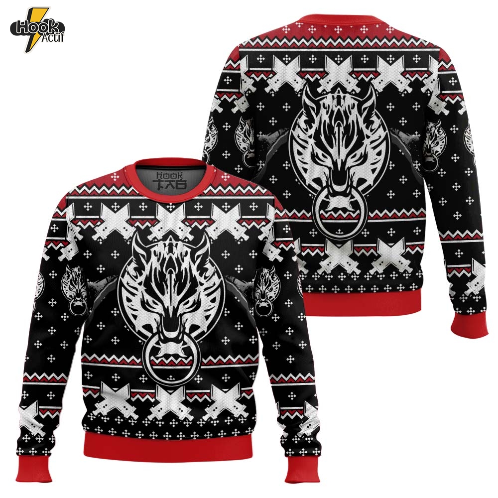 Hooktab Final Fantasy Comet Ugly Christmas Sweater Hooktab Final Fantasy Comet Ugly Christmas Sweater