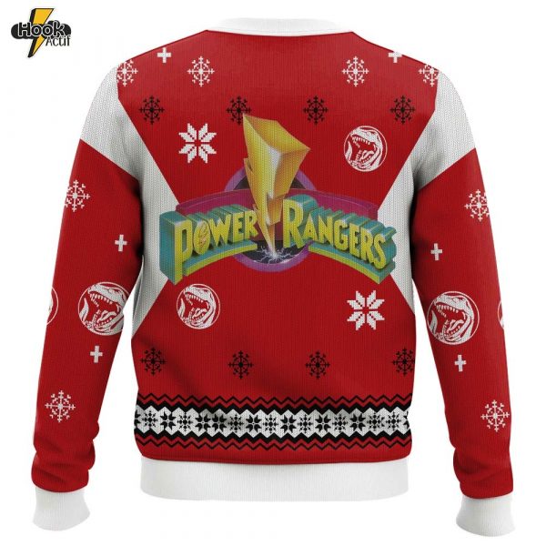 Hooktab Red Power Rangers Ugly Christmas Sweater – Buy Online at HookActif.com