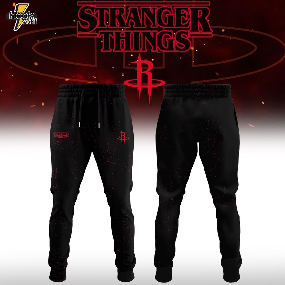 Houston Rockets x Stranger Things Night Special Editions Hoodie Houston Rockets x Stranger Things Night Special Editions Hoodie
