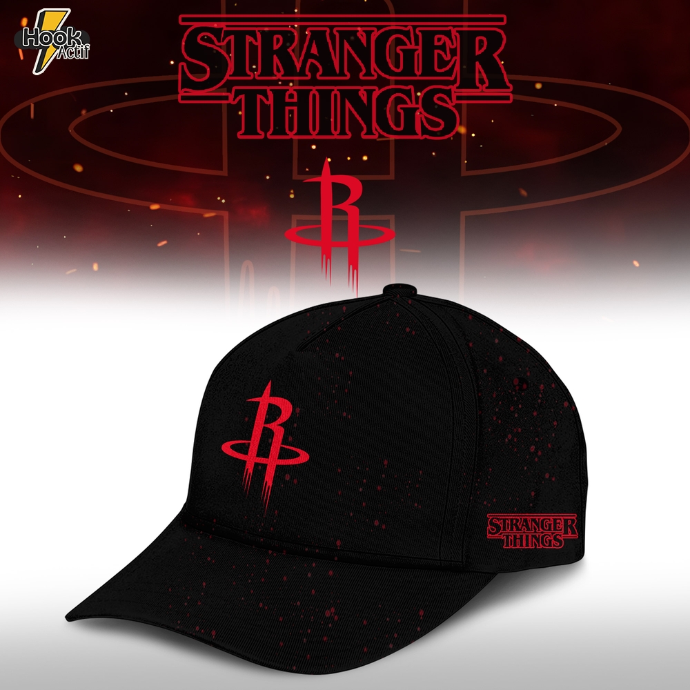 Houston Rockets x Stranger Things Night Special Editions Hoodie Houston Rockets x Stranger Things Night Special Editions Hoodie