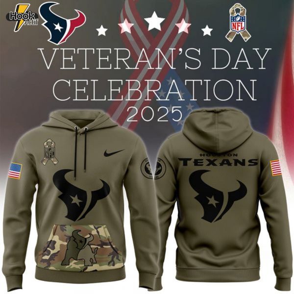 Houston Texans x Veterans Day Celebration 2025 Hoodie