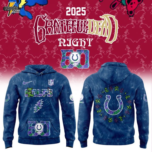 I Colts Grateful Dead 60th Anniversary Combo Hoodie