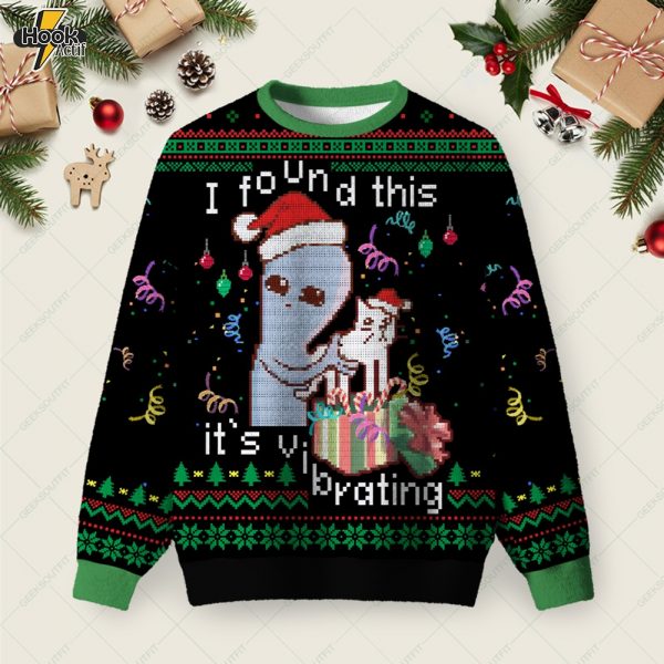 I Found this Black Ugly Christmas Sweater Sweatshirt