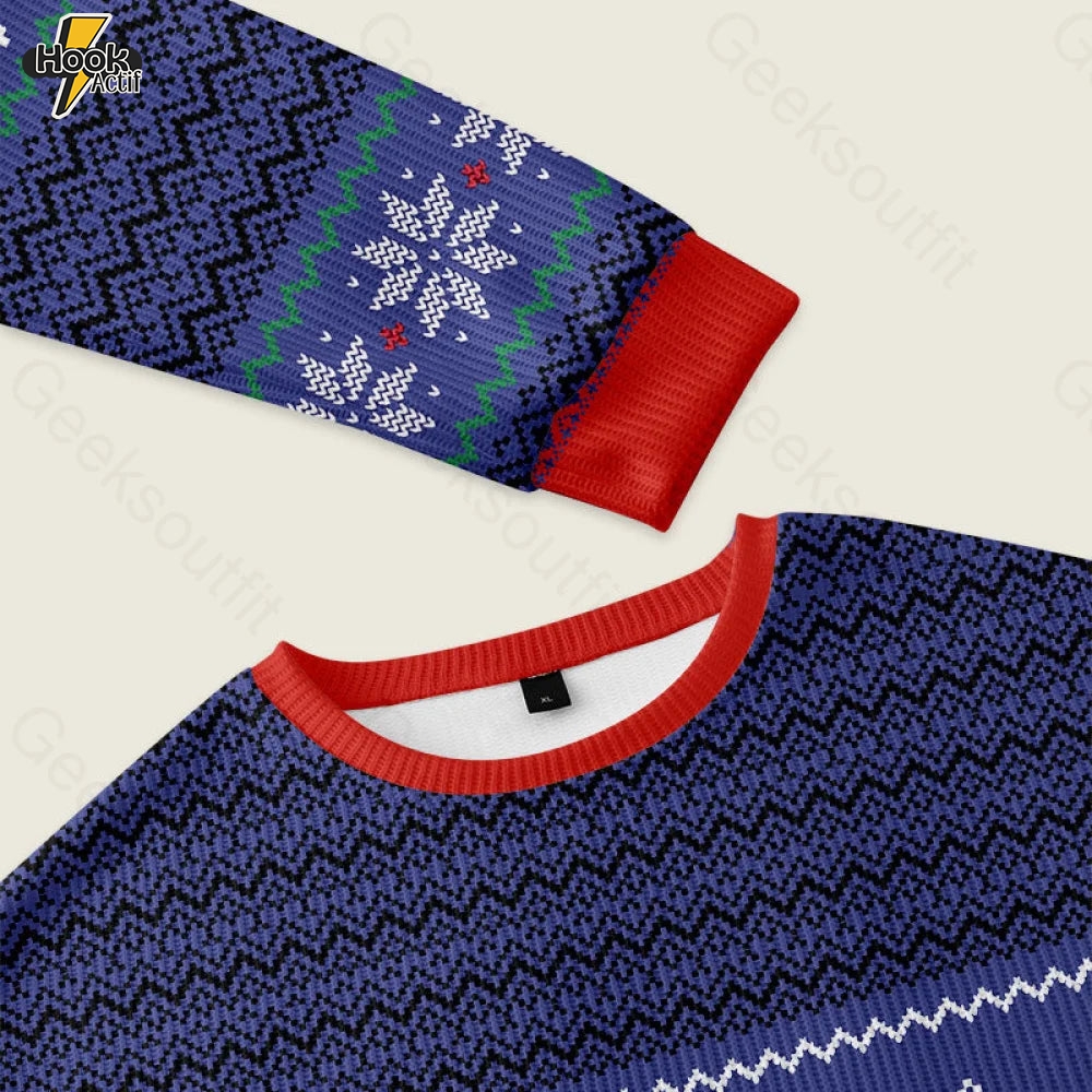 Jurassic Dinosaurs Ugly Christmas Fuzzy Fleece Sweatshirt Jurassic Dinosaurs Ugly Christmas Fuzzy Fleece Sweatshirt