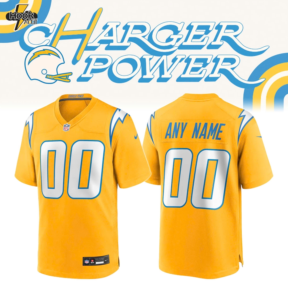 LA Chargers Power Jersey Limited Edition + Selling Out Fast LA Chargers Power Jersey Limited Edition + Selling Out Fast