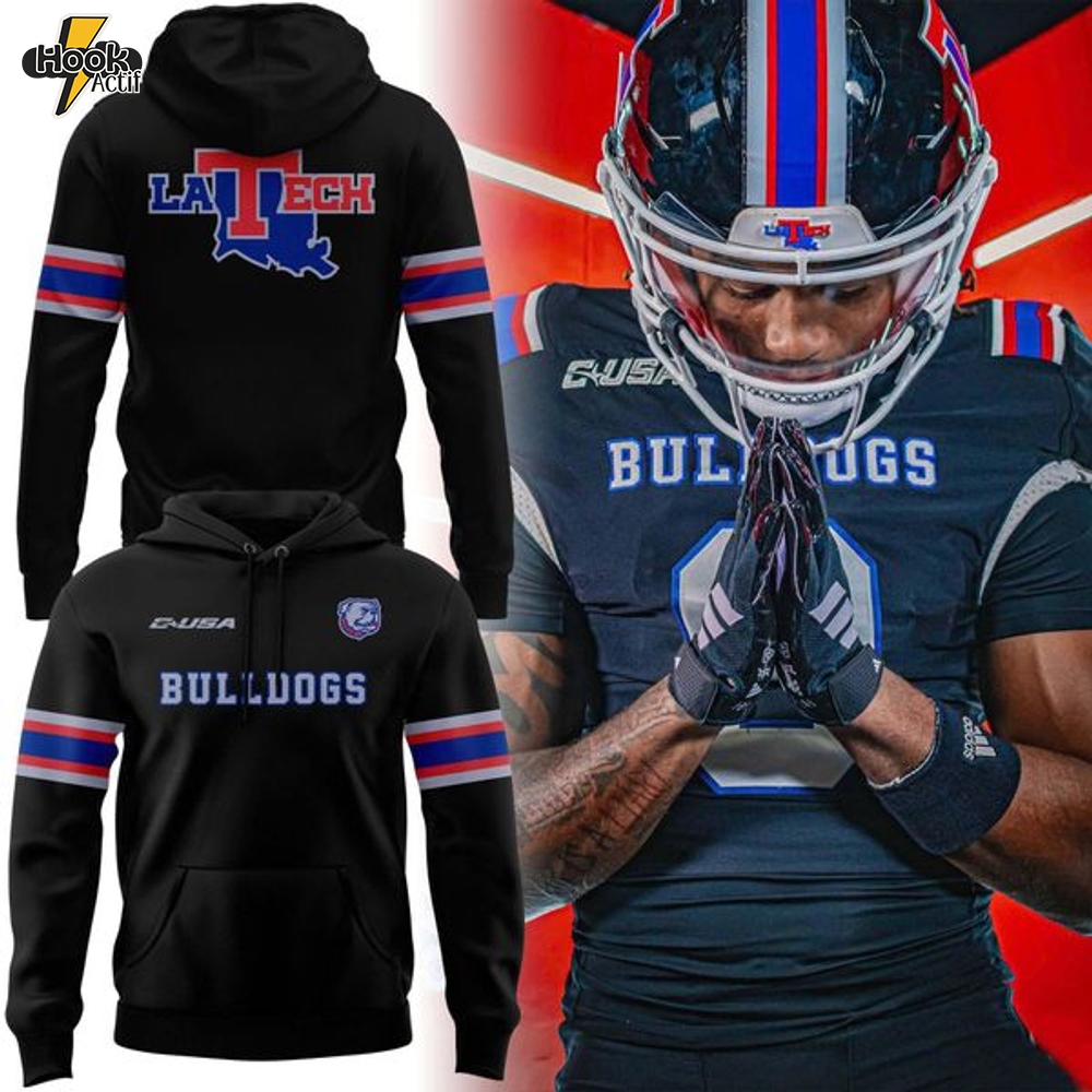LA Tech Football “Blackout” Gameday Hoodie - Limited Edition LA Tech Football “Blackout” Gameday Hoodie - Limited Edition