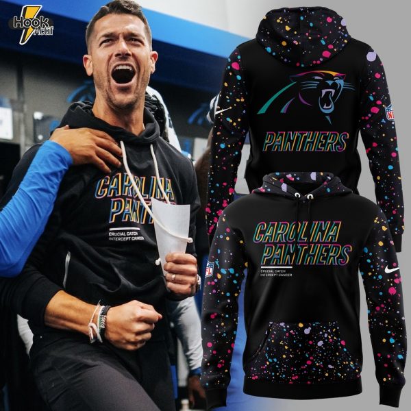 Limited Edition Carolina Panthers Crucial Catch 2025 Hoodie