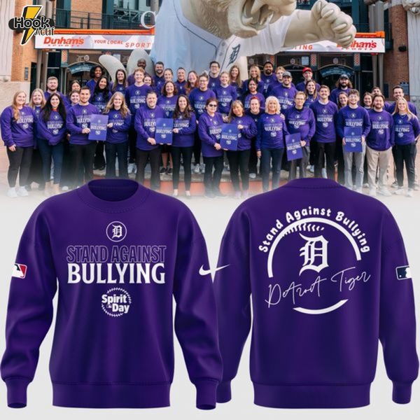 Limited Edition Detroit Tigers Stand Against Bullying Sweat