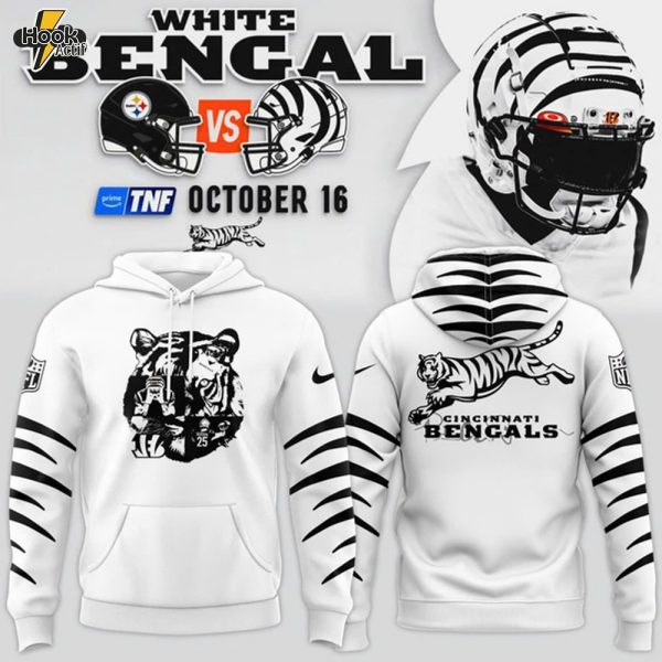 Limited Edition White Cincinnati Bengals Hoodie