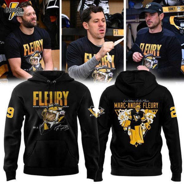 Limited edition Pittsburgh Penguins Black Marc-Andre Fleury Hoodie (V1)