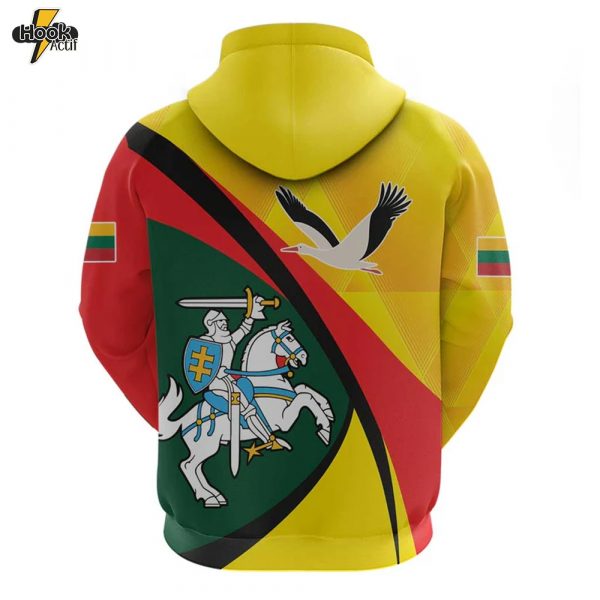 Lithuania Coat of Arms Hoodie Vytis and Gandras – Buy Online at HookActif.com
