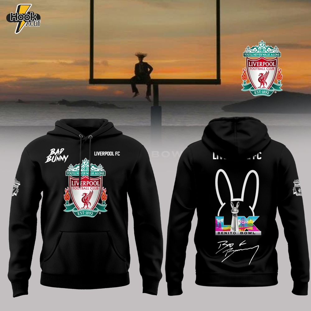 Liverpool x Bad Bunny – Benito Bowl Edition Hoodie Liverpool x Bad Bunny – Benito Bowl Edition Hoodie