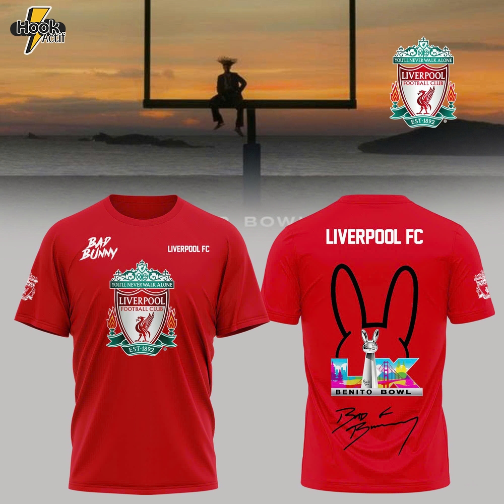 Liverpool x Bad Bunny – Benito Bowl Edition Tshirt Liverpool x Bad Bunny – Benito Bowl Edition Tshirt