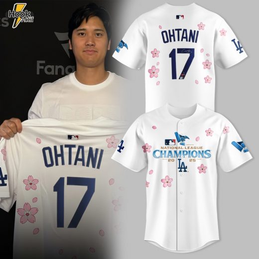 Los Angeles Dodgers Shohei Ohtani 2025 NLCS Champions Baseball Jersey