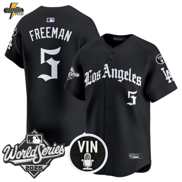 Men's Dodgers 2025 World Series Vapor Premier Limited Jersey - LA Gothic Edition