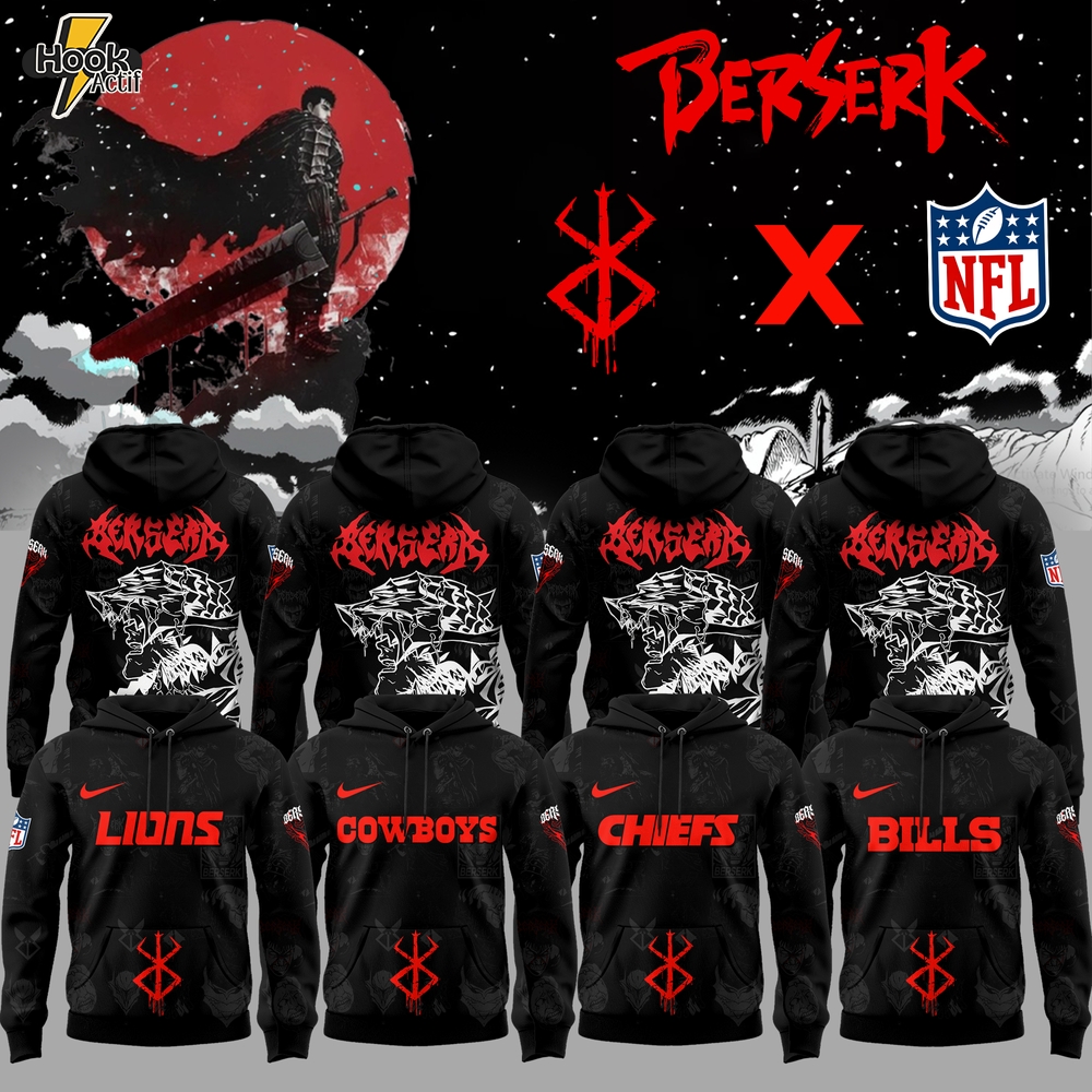 NFL x Berserk Hoodie – All Teams Edition 2 NFL x Berserk Hoodie – All Teams Edition 2