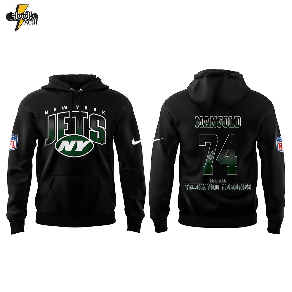 NY.Jets Legend Nick Mangold. Thank You Memories Hoodie NY.Jets Legend Nick Mangold. Thank You Memories Hoodie