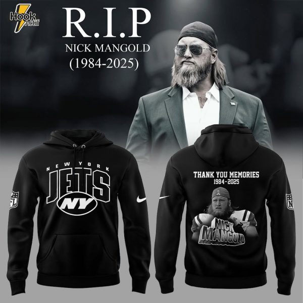 NY.Jets Legend Nick Mangold. Thank You Memories V2 Hoodie