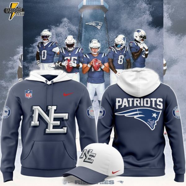 New England Patriots 2025 NFL Nike Rivalries Nor’Easter Hoodie