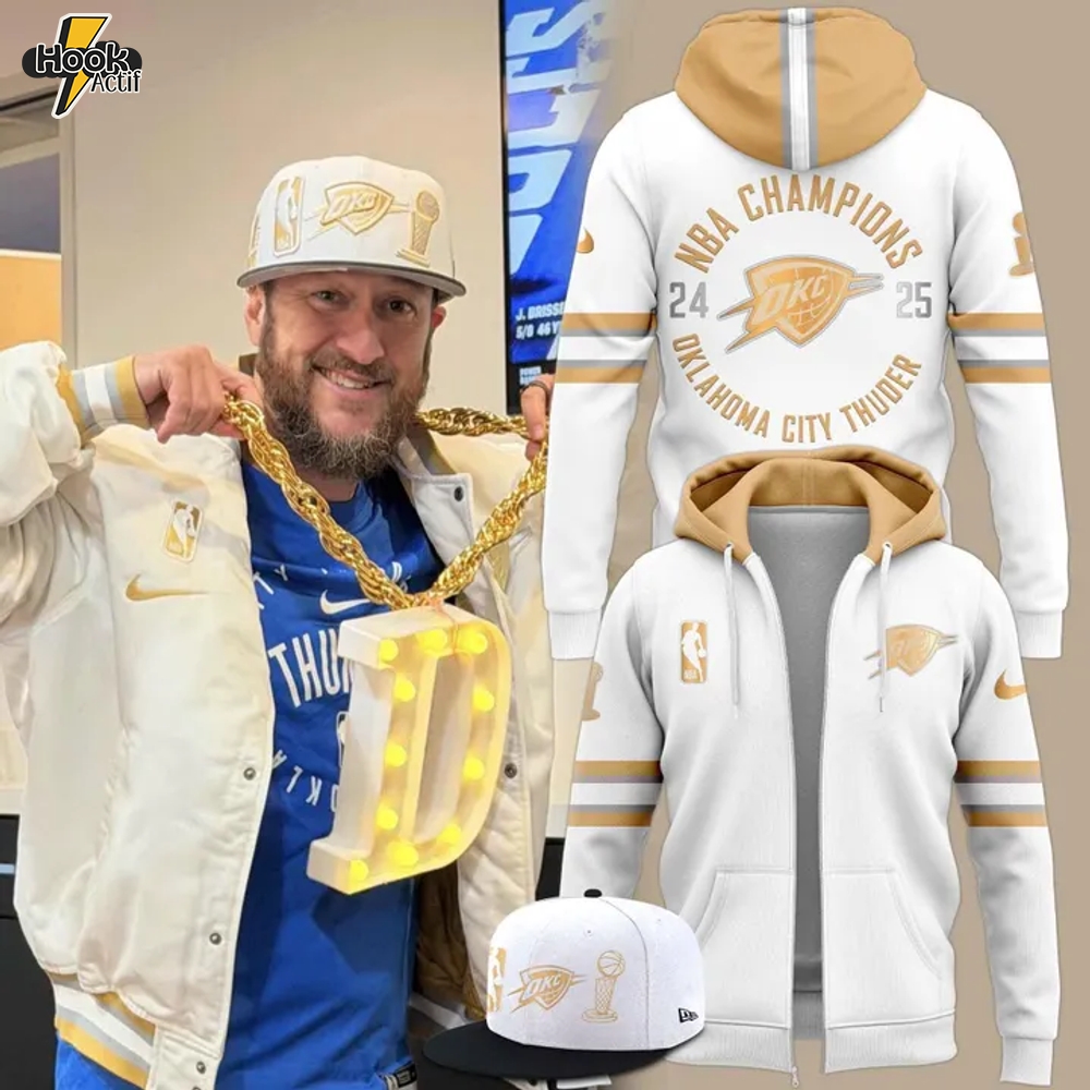 Oklahoma City Thunder 2025 Ring Ceremony Limited Zip Hoodie, Cap Oklahoma City Thunder 2025 Ring Ceremony Limited Zip Hoodie, Cap