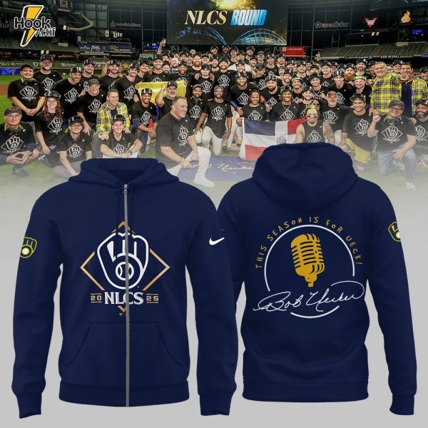 [One special Crew] Milwaukee Brewers NLCS – This Season is for UECK Zip Hoodie