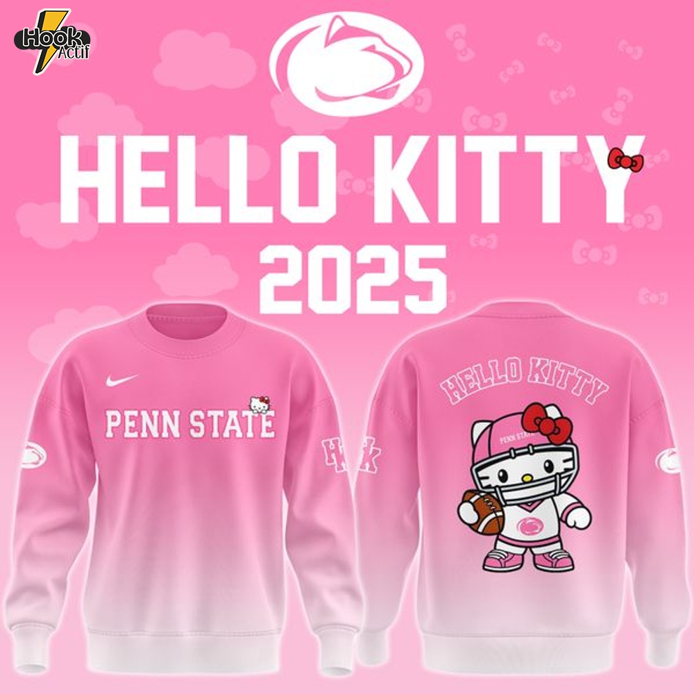 Penn State Football x Hello Kitty sweat 2025! Penn State Football x Hello Kitty sweat 2025!