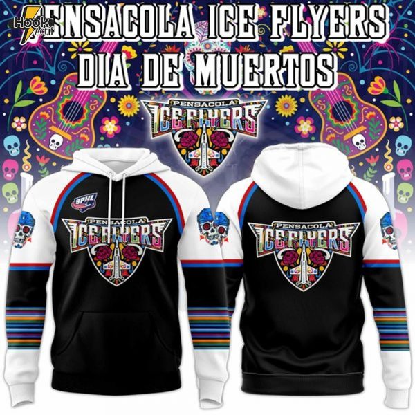 Pensacola Ice Flyers "November 1 at our Day of the Dead Night" Hoodie