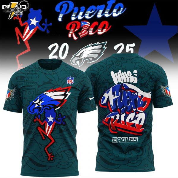 Philadelphia Eagles Puerto Rico Heritage Limited Edition Shirt