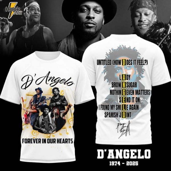 Premium D'Angelo Forever in Our Hearts 3D Shirt MM
