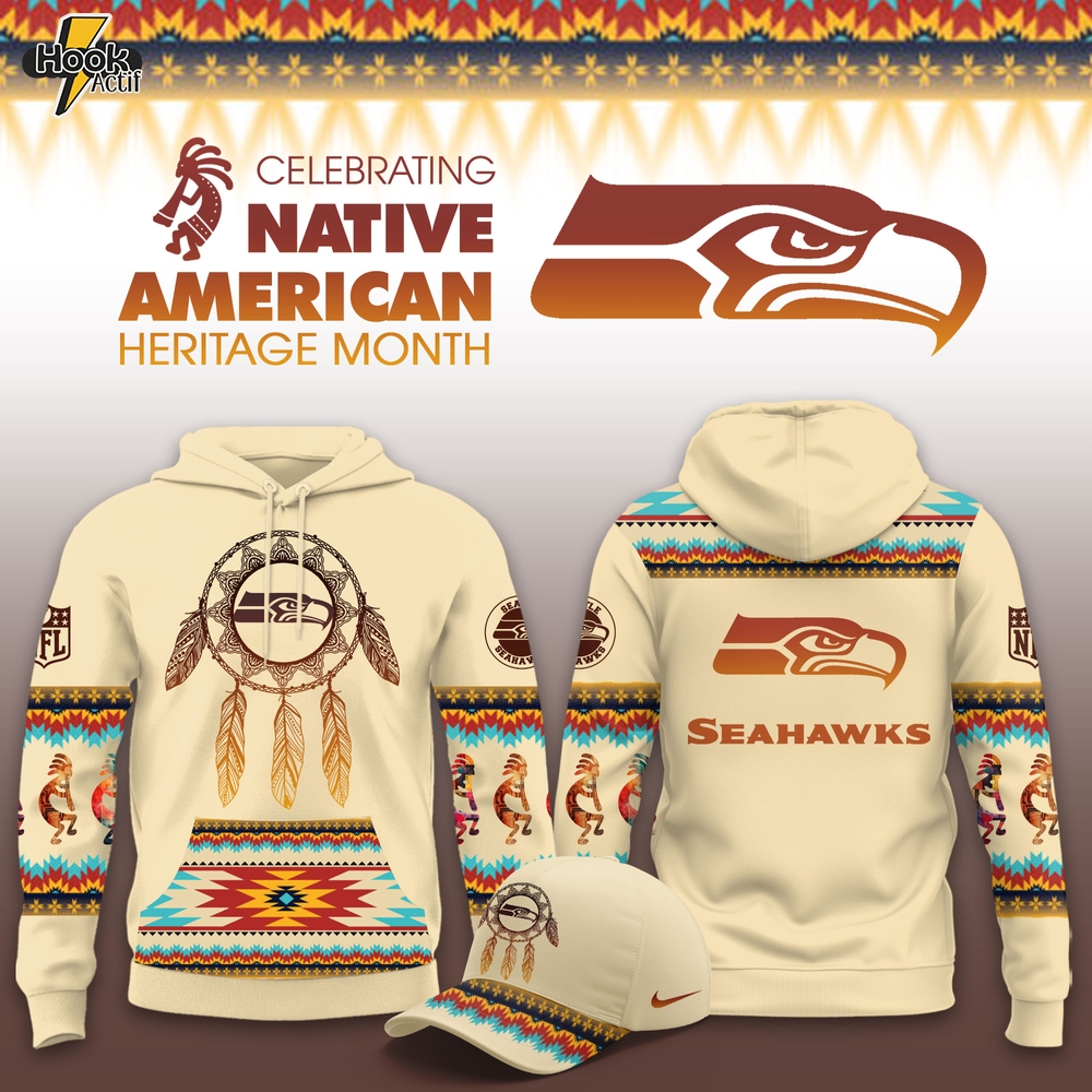 Seattle Seahawks Native American Heritage Limited Hoodie Seattle Seahawks Native American Heritage Limited Hoodie