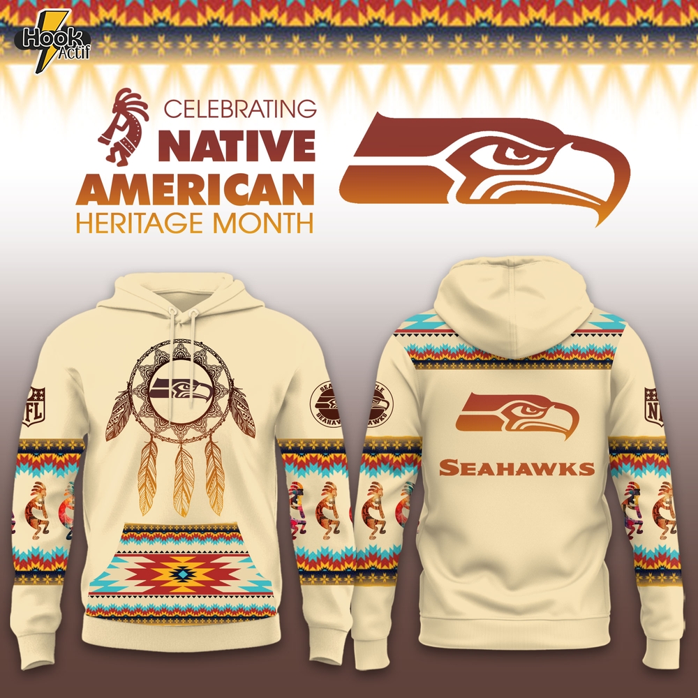 Seattle Seahawks Native American Heritage Limited Hoodie Seattle Seahawks Native American Heritage Limited Hoodie