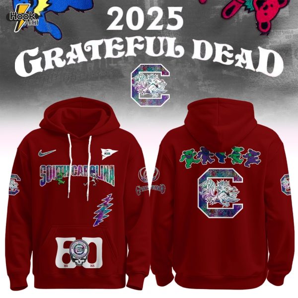 South Carolina Gamecocks x Grateful Dead 60th Anniversary Hoodie Set 2025
