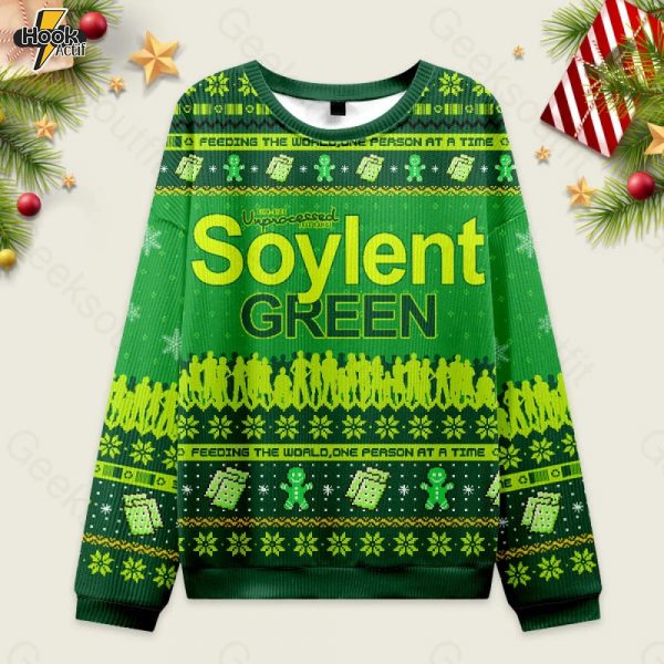 Soylent Green Ugly Christmas Sweater Sweatshirt