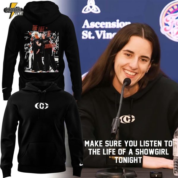 Special 2025 Logo Caitlin Clark Hoodie – Black