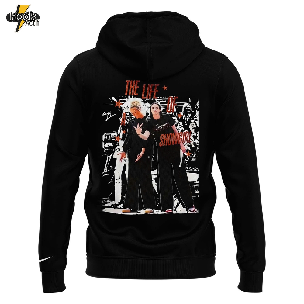 Special 2025 Logo Caitlin Clark Hoodie – Black Special 2025 Logo Caitlin Clark Hoodie – Black