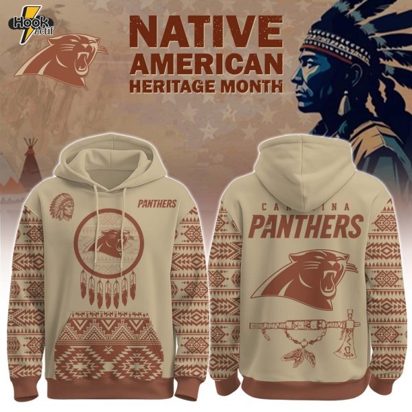 Special Edition 2025 CAROLINA PANTHERS x Native American Heritage Month-3D Unisex Hoodie