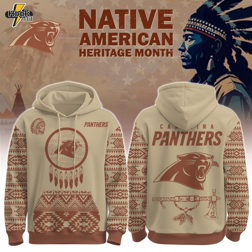 Special Edition 2025 CAROLINA PANTHERS x Native American Heritage Month-3D Unisex Hoodie Special Edition 2025 CAROLINA PANTHERS x Native American Heritage Month-3D Unisex Hoodie