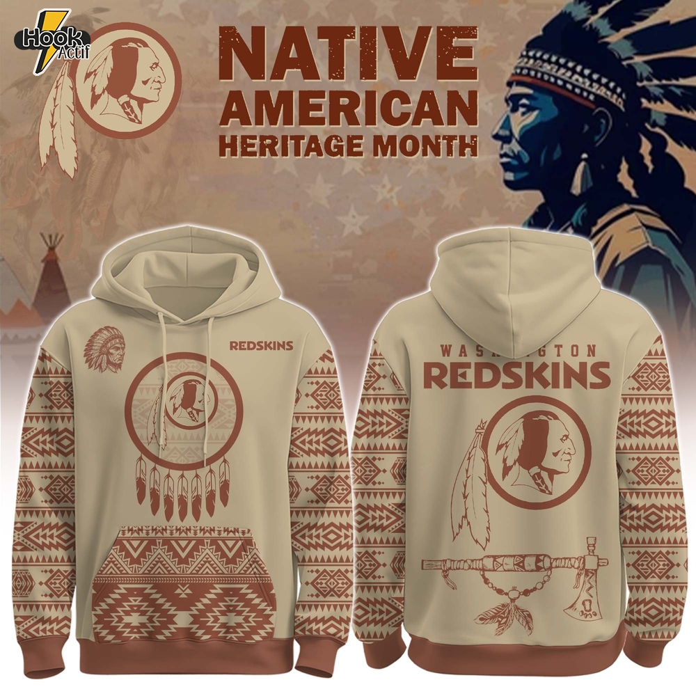 Special Edition Hoodie Washington Commanders x Native American Heritage Month-3D Unisex Hoodie Special Edition Hoodie Washington Commanders x Native American Heritage Month-3D Unisex Hoodie