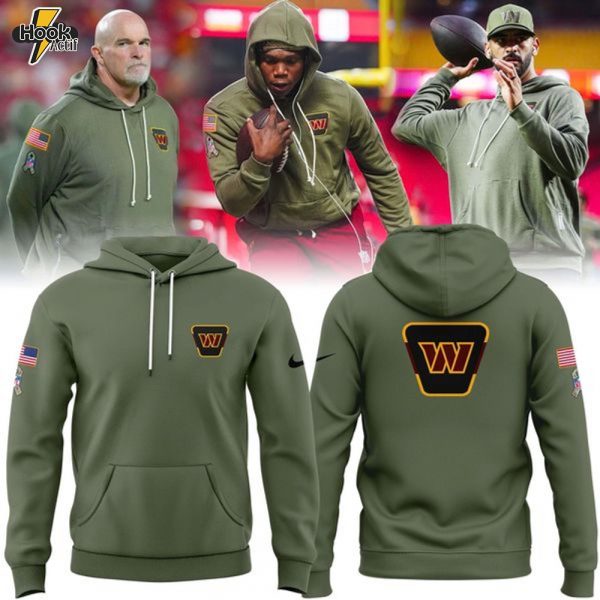 Special Edition Washington Commanders 2025 Salute to Service Hoodie