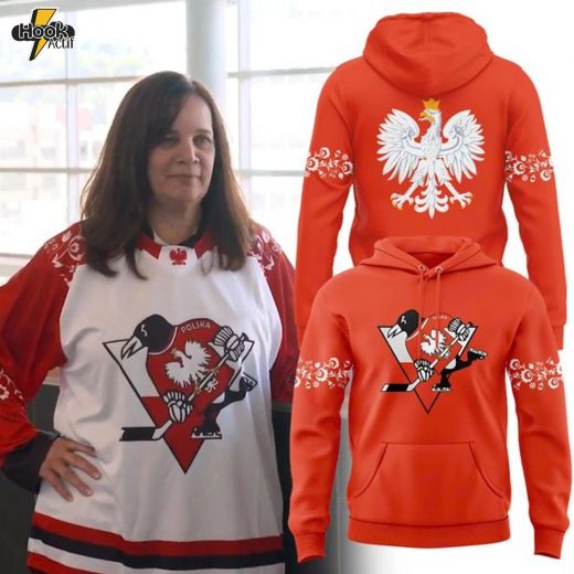 Special Pittsburgh Penguins Celebrate Polish Heritage Night Hoodie