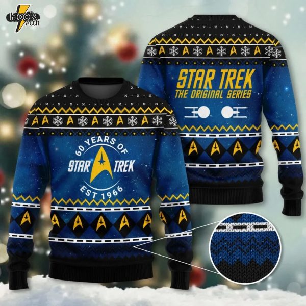 Star Trek Christmas Knitted Sweater